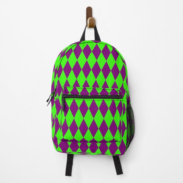 Item preview, Purple Green Harlequin Diamonds Checkers Design designed and sold by PatternTitan.