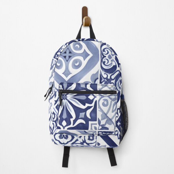 Item preview, Blue Mosaic Tile Pattern Art designed and sold by 0606PM.