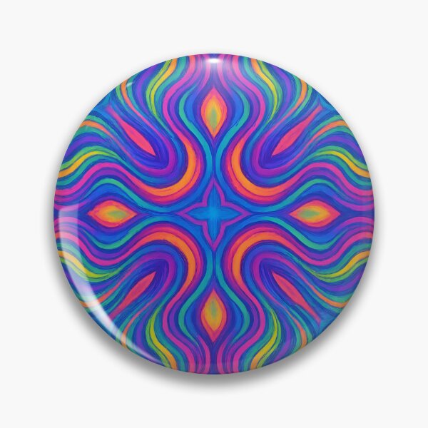 Item preview, Neon Psychedelic Dream – Hypnotic Symmetry designed and sold by BloomOfDesign.
