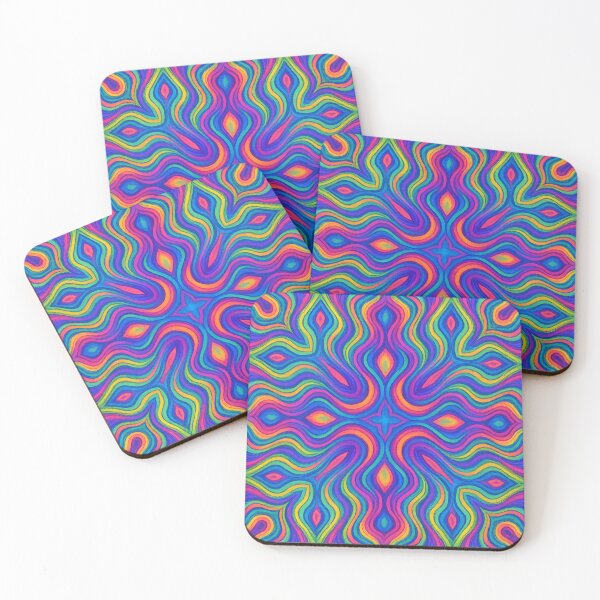 Item preview, Neon Psychedelic Dream – Hypnotic Symmetry designed and sold by BloomOfDesign.