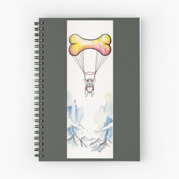 Item preview, Adorable Dog Parachuting With Bone Adventure Art By Merch, Limited Edition designed and sold by HERIBERTOMARTHA.