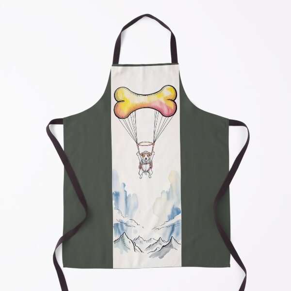Item preview, Adorable Dog Parachuting With Bone Adventure Art By Merch, Limited Edition designed and sold by HERIBERTOMARTHA.