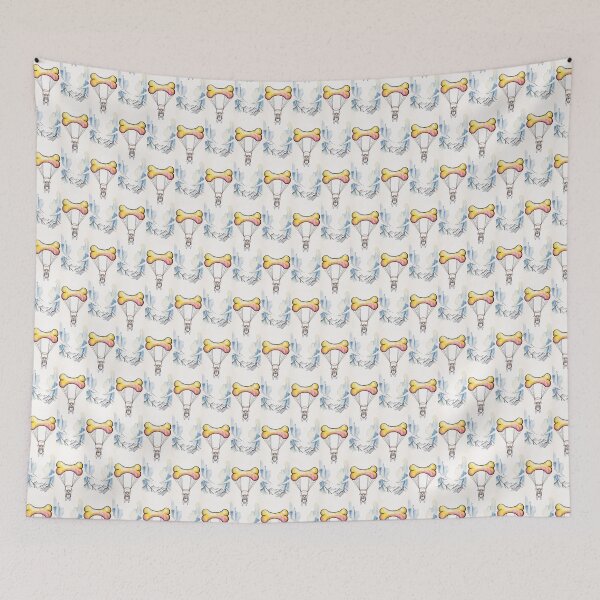 Item preview, Adorable Dog Parachuting With Bone Adventure Art By Merch, Limited Edition designed and sold by HERIBERTOMARTHA.