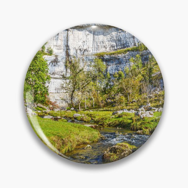 Item preview, Malham Cove, Serene Limestone Cliff Landscape designed and sold by Paul Thompson Photography.