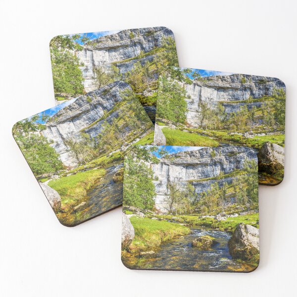 Item preview, Malham Cove, Serene Limestone Cliff Landscape designed and sold by Paul Thompson Photography.