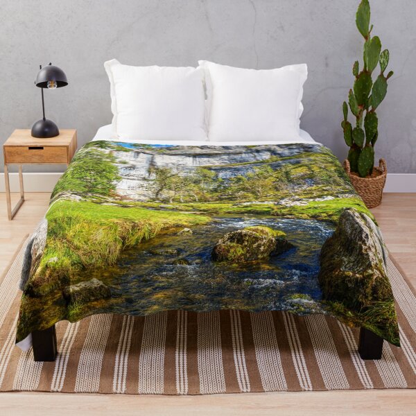 Item preview, Malham Cove, Serene Limestone Cliff Landscape designed and sold by Paul Thompson Photography.