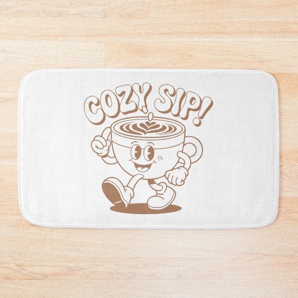 Item preview, Oat Latte – Cozy Sip Retro Rubber Style Animation designed and sold by Mdozet.