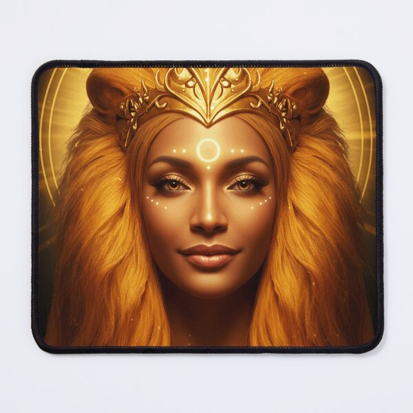 Item preview, Leo Goddess – Radiant Sun Zodiac Art designed and sold by Neuroscribble.