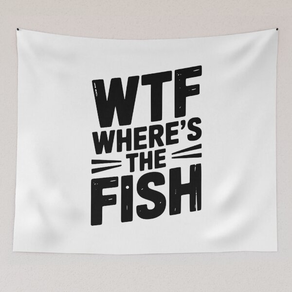 Item preview, WTF Where’s The Fish designed and sold by Frank Ring.