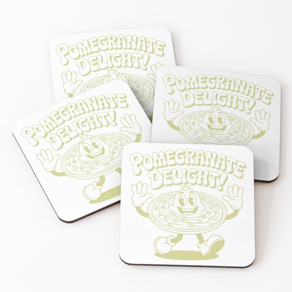 Item preview, Hummus – Pomegranate Delight Retro Rubber Style Animation designed and sold by Mdozet.
