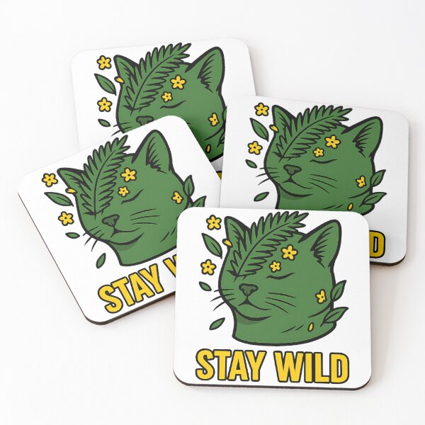 Item preview, Cat stay wild designed and sold by witgarage.