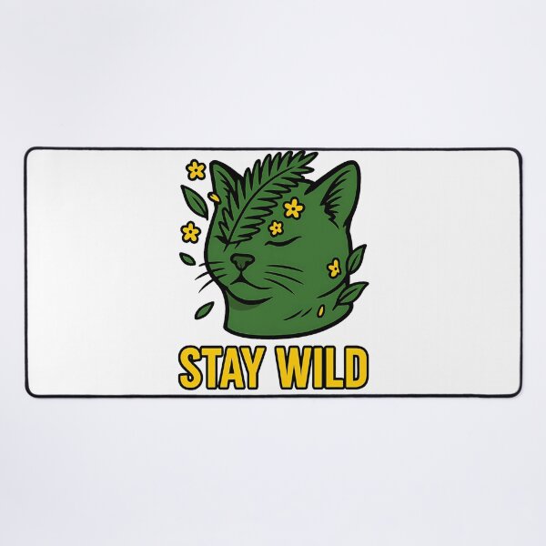 Item preview, Cat stay wild designed and sold by witgarage.