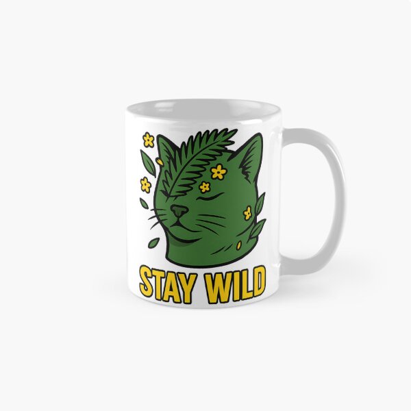 Item preview, Cat stay wild designed and sold by witgarage.