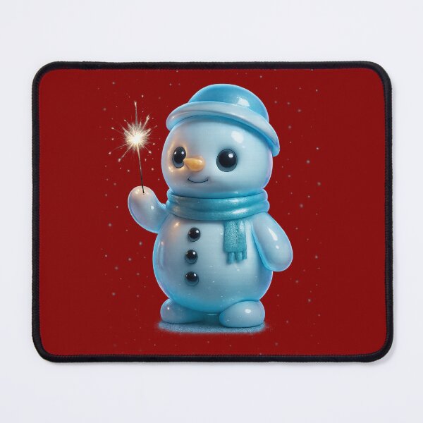 Item preview, Futuristic Cute Snowman | Magical Winter Glow 3D CGI 2025 designed and sold by NeonCore.
