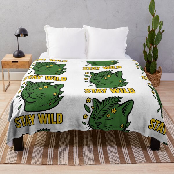 Item preview, Cat stay wild designed and sold by witgarage.