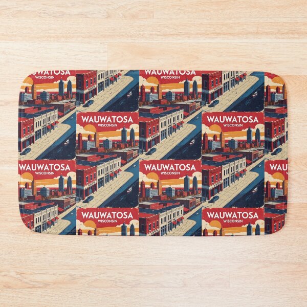 Item preview, Wauwatosa Wisconsin 1950s USA Vintage Travel Tourism designed and sold by TravelersGems.
