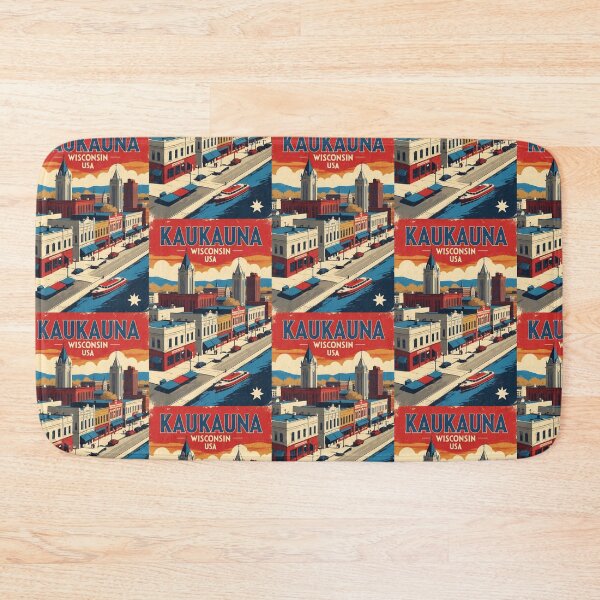 Item preview, Kaukauna Wisconsin 1950s USA Vintage Travel Tourism designed and sold by TravelersGems.