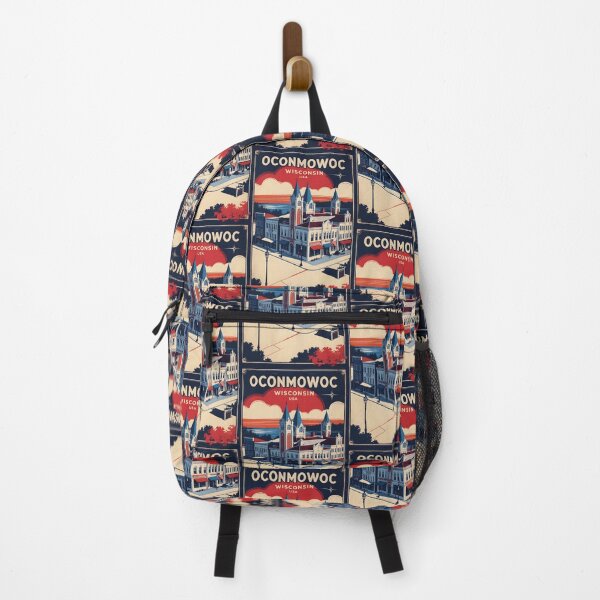 Item preview, Oconmowoc Wisconsin 1950s USA Vintage Travel Tourism designed and sold by TravelersGems.