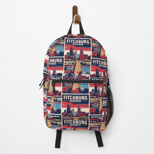 Item preview, Fitchburg Wisconsin 1950s USA Vintage Travel Tourism designed and sold by TravelersGems.