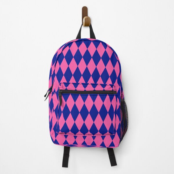 Item preview, Pink Blue Harlequin Diamonds Checkers Design designed and sold by PatternTitan.