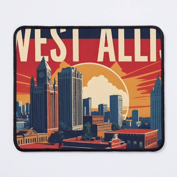 Item preview, West Allis Wisconsin 1950s USA Vintage Travel Tourism designed and sold by TravelersGems.