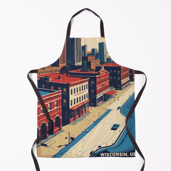 Item preview, West Allis Wisconsin 1950s USA Vintage Travel Tourism designed and sold by TravelersGems.