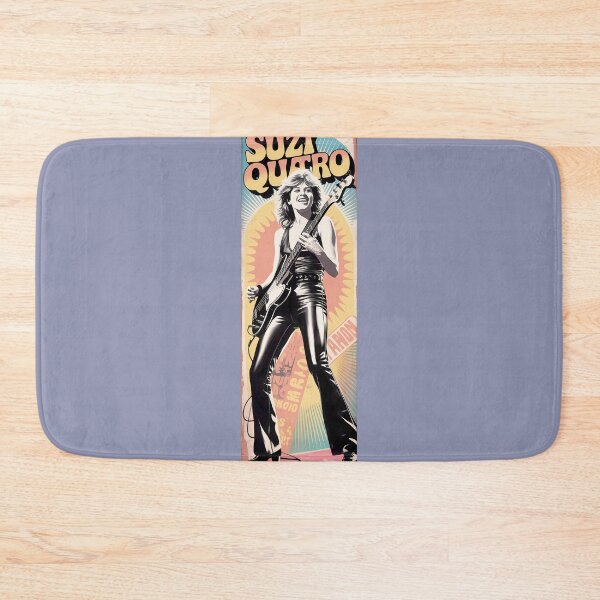 Item preview, Rock Legend Suzi Quatro Retro Bass Guitarist Art By Merch, Limited Edition designed and sold by HERIBERTOMARTHA.