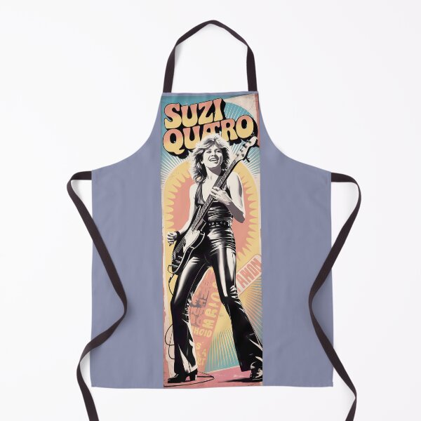 Item preview, Rock Legend Suzi Quatro Retro Bass Guitarist Art By Merch, Limited Edition designed and sold by HERIBERTOMARTHA.