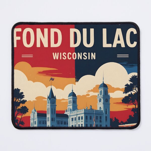 Item preview, Fond Du Lac Wisconsin 1950s USA Vintage Travel Tourism designed and sold by TravelersGems.