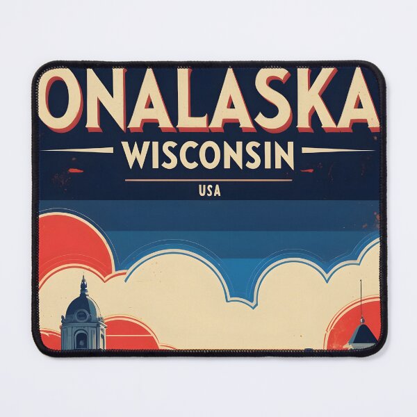 Item preview, Onalaska Wisconsin 1950s USA Vintage Travel Tourism designed and sold by TravelersGems.