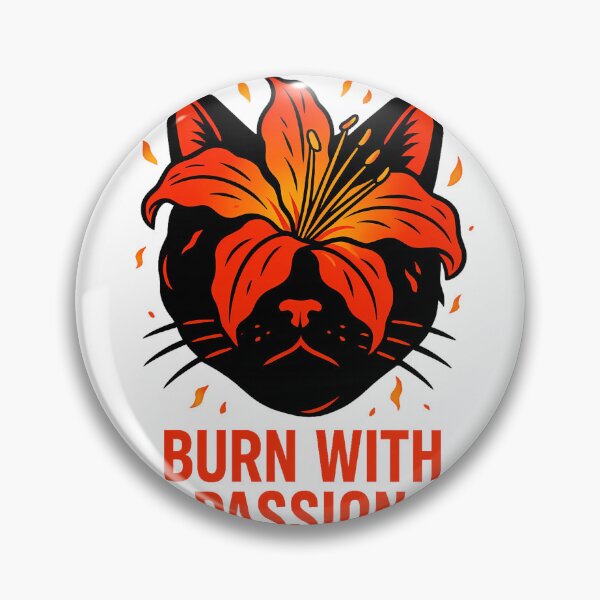 Item preview, Cat burn with passion  designed and sold by witgarage.