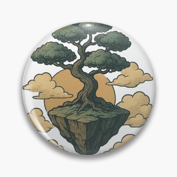 Item preview, Floating Island Bonsai – Vintage Sky Garden Design designed and sold by OnPointOutfits.