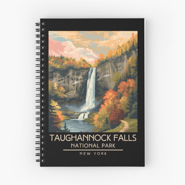 Item preview, A Vintage Illustration of Taughannock Falls State Park - New York  designed and sold by GoodOldVintage.