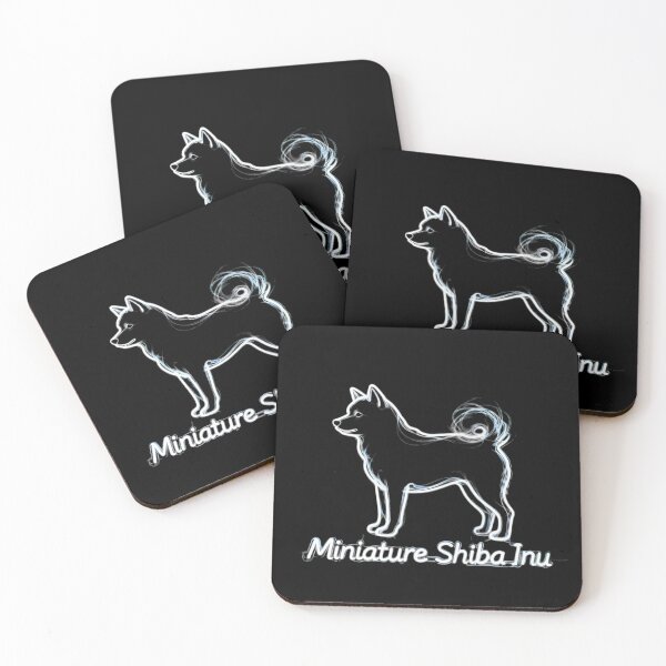 Artikelvorschau, Neon Miniatur Shiba Inu entworfen und verkauft von forget45studio.