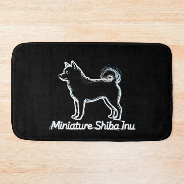 Artikelvorschau, Neon Miniatur Shiba Inu entworfen und verkauft von forget45studio.