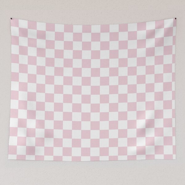 Item preview, Light pink and white checkerboard designed and sold by Karf  ..