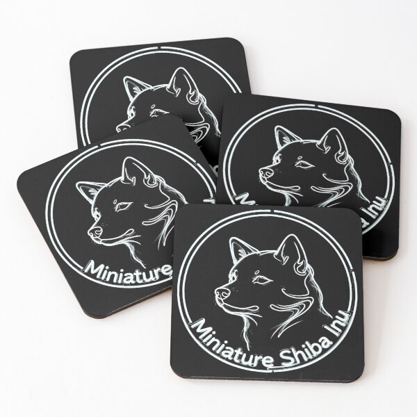 Artikelvorschau, Kreis Neonlampe Miniatur Shiba Inu entworfen und verkauft von forget45studio.
