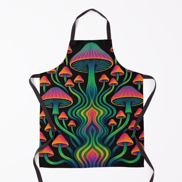 Item preview, Neon Mushroom Symphony – Psychedelic Symmetry designed and sold by BloomOfDesign.
