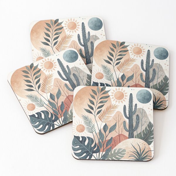 Item preview, Desert Landscape Minimalist Abstract Art designed and sold by zaina.sho.