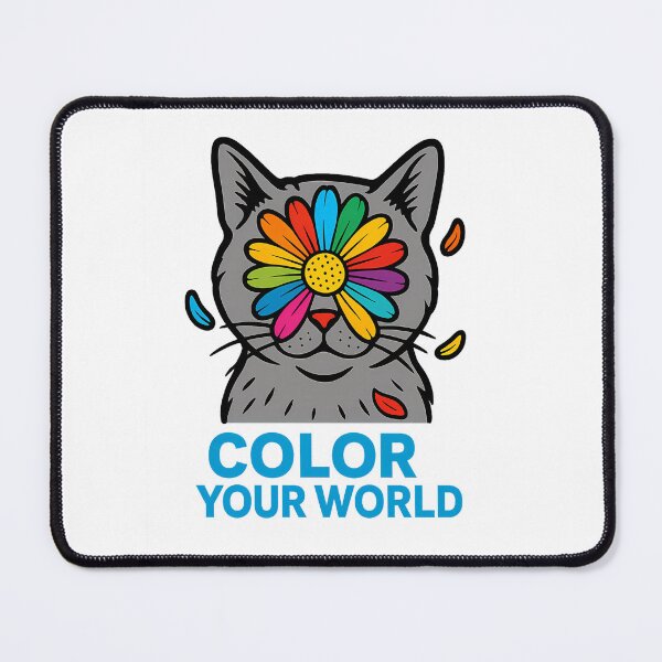 Item preview, Cat color your world designed and sold by witgarage.