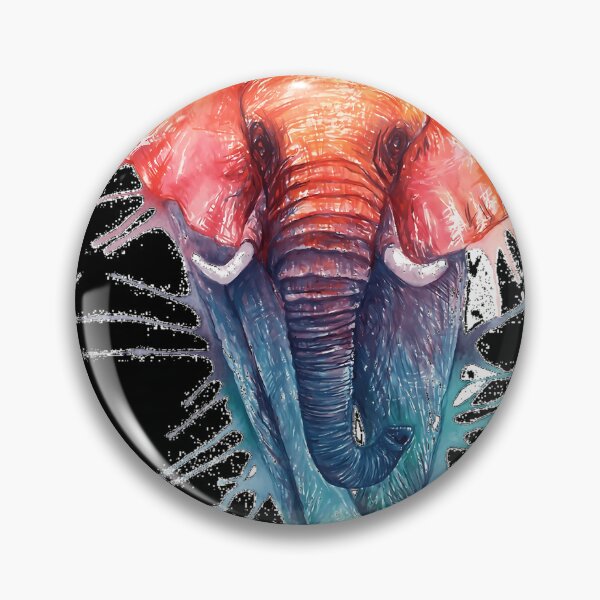 Item preview, Thembo the Funky Rainbow Elephant Graphic  	 designed and sold by iejneytrzpj27.
