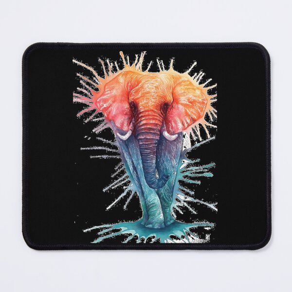 Item preview, Thembo the Funky Rainbow Elephant Graphic designed and sold by iejneytrzpj27.
