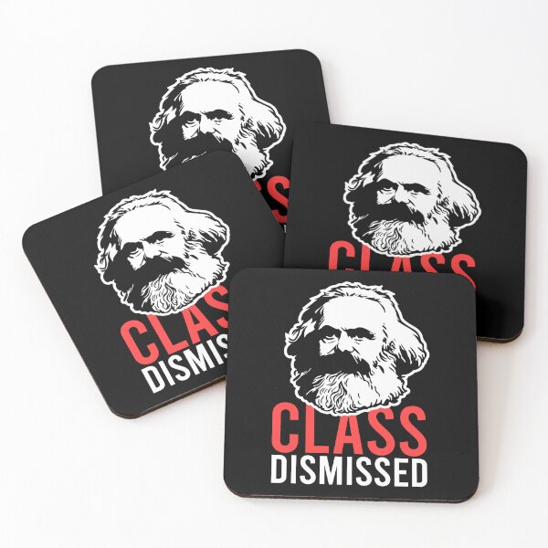 Item preview, Class Dismissed Karl Marx Funny Sarcastic Socialism Anti Capitalist Quote designed and sold by kolshi-shop.