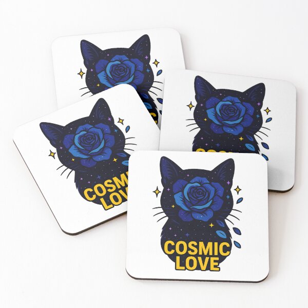 Item preview, Cat cosmic love designed and sold by witgarage.