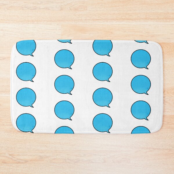 Item preview, Blue speech bubble isolated on transparent background, ideal for communication themes, AI generated designed and sold by dvoevnore.