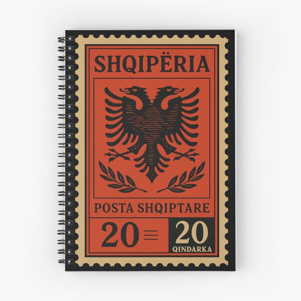 Item preview, Vintage Albania Postage Stamp | Double-Headed Eagle Design designed and sold by Travellerz.