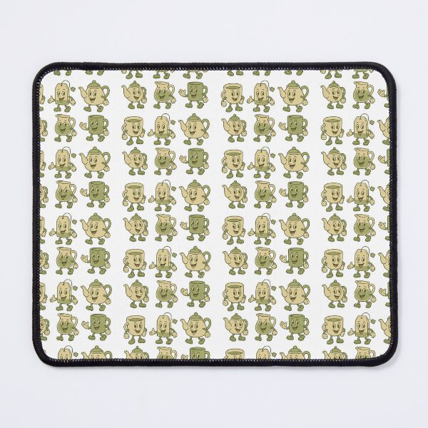 Item preview, Vintage green tea-themed mascot characters set, isolated on a transparent background, AI Generated designed and sold by dvoevnore.