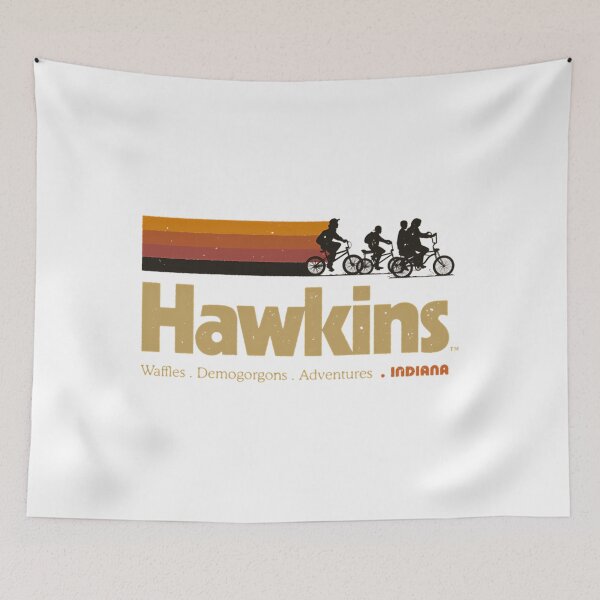 Item preview, Visit Hawkins Indiana 80S Tv Series designed and sold by ElizHuel.