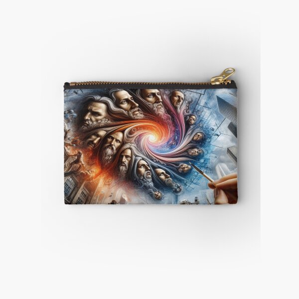 Item preview, Cosmic Renaissance – Faces in Transition, Painted Between Time, City and Starlight designed and sold by FotoworldEdel.