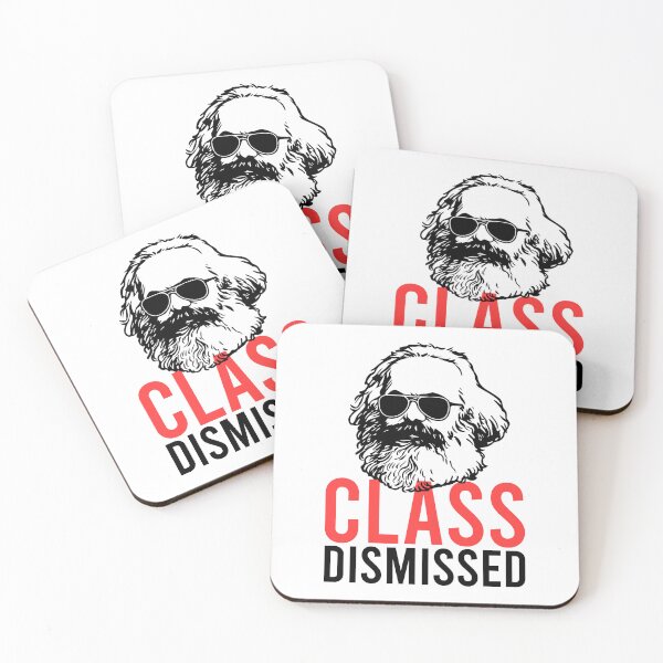 Item preview, Class Dismissed Karl Marx Funny Sarcastic Socialism Anti Capitalist Quote designed and sold by kolshi-shop.